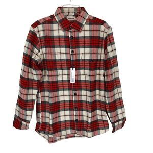 Taylor Stitch The Crater Shirt in engine plaid flannel button up shirt S, XL NEW